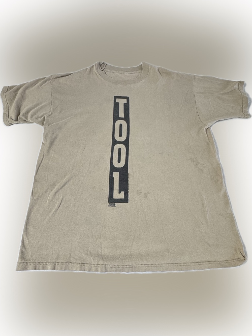 Vintage TOOL Band T-Shirt Artimond Spiral Graphic Beige Tee Men’s XL Y2K